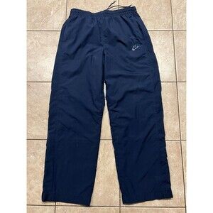 Vintage Y2K Nike Pants Mens XL Obsidian Blue Lined Track Athletic Windrunner